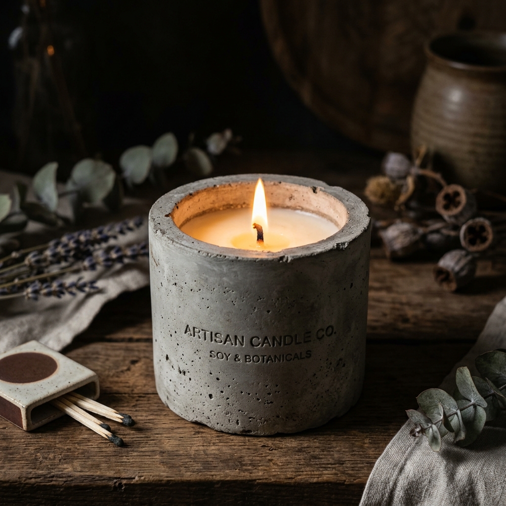 Concrete Soy Candle — Concreet Signature Collection