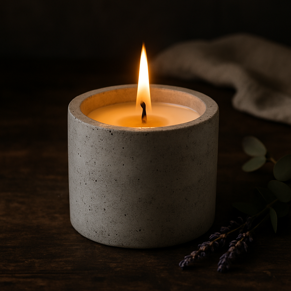 Handmade Natural Concrete Candle — Concreet UK