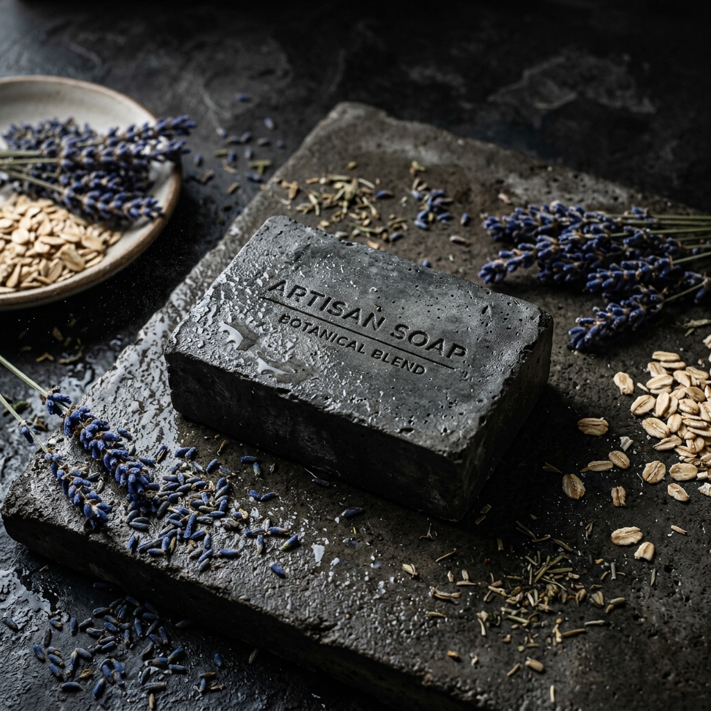 Artisan Concrete Soap Bar with Natural Botanicals — Concreet UK