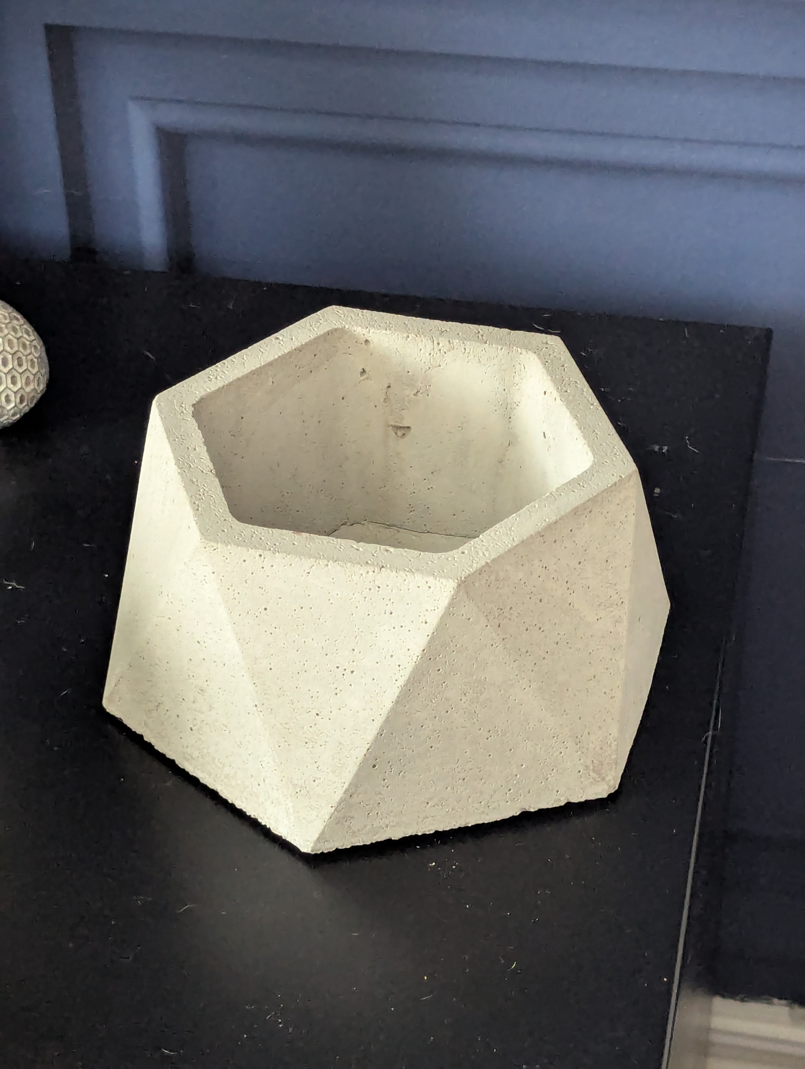 Geometric Concrete Planter Bowl — Concreet UK