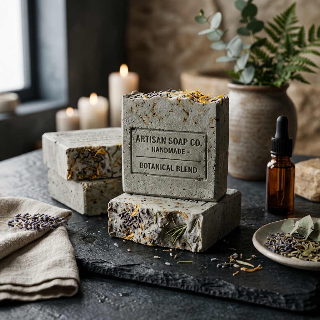 Concrete Soap Bar — Premium Artisan UK