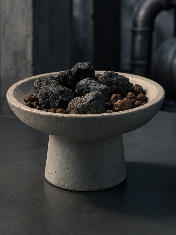 Concrete Essential Oil Diffuser: Industrial Modern Home Decor