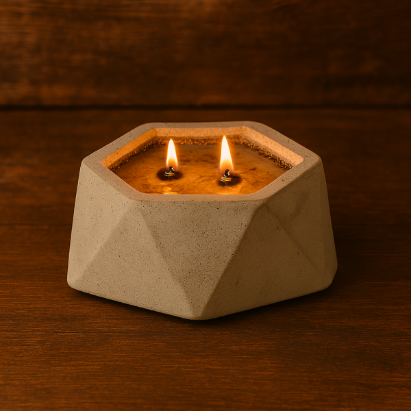 Handmade Natural Concrete Candle